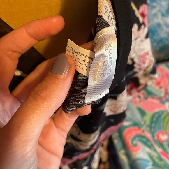 Summer & Rose Chiffon Floral Kimono Size M/L - Picture 5 of 9